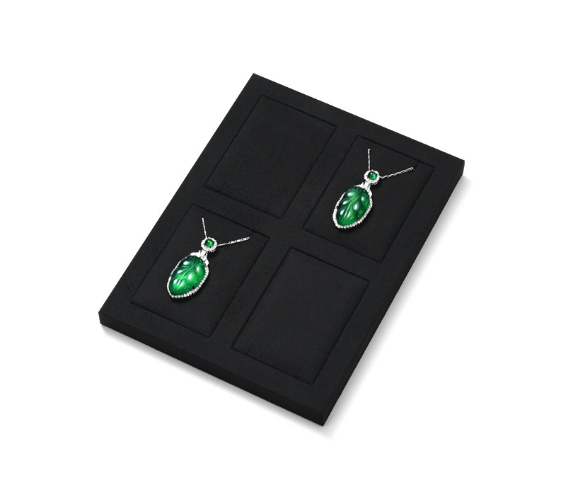 OIRLV High end Microfiber Black Jewelry display set series : TT398