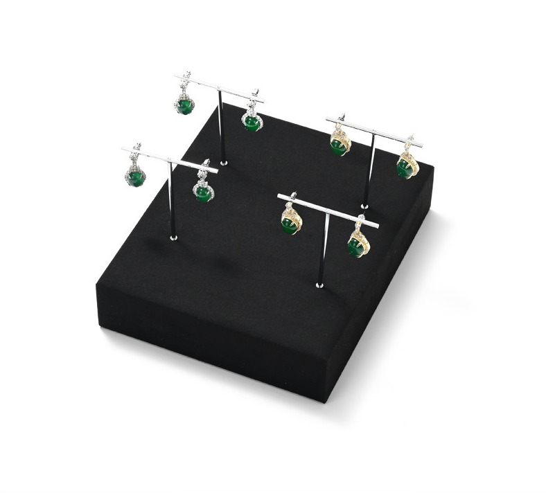 OIRLV High end Microfiber Black Jewelry display set series : TT398