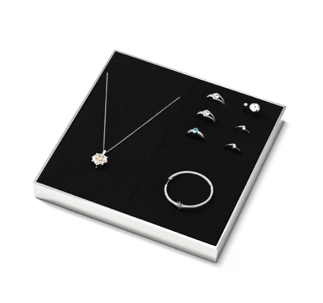 OIRLV fashion Black metal luxury jewellery display : TT406