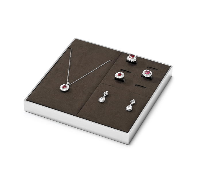 OIRLV New arrival Coffee color metal Jewelry Display : TT407