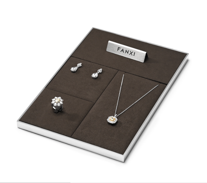 OIRLV New arrival Coffee color metal Jewelry Display : TT407