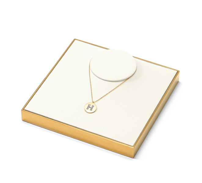 OIRLV wholesale Beige Microfiber jewelry organizer : TT409