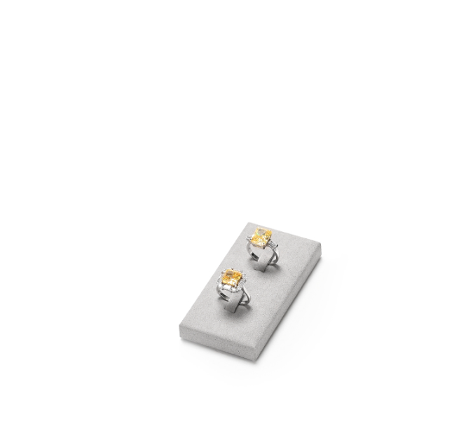 OIRLV  fashion grey Microfiber custom jewelry display:TT419
