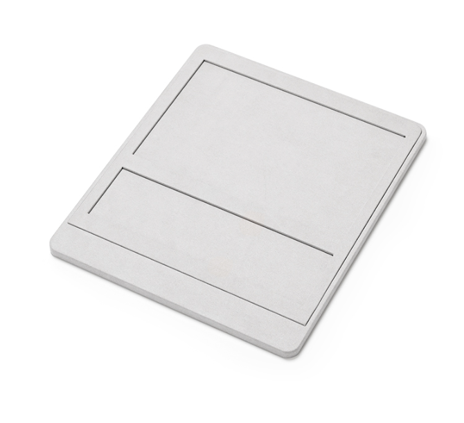 OIRLV  fashion grey Microfiber custom jewelry display:TT419