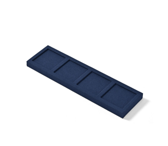 OIRLV factory Blue Microfiber Jewelry display set series: TT420