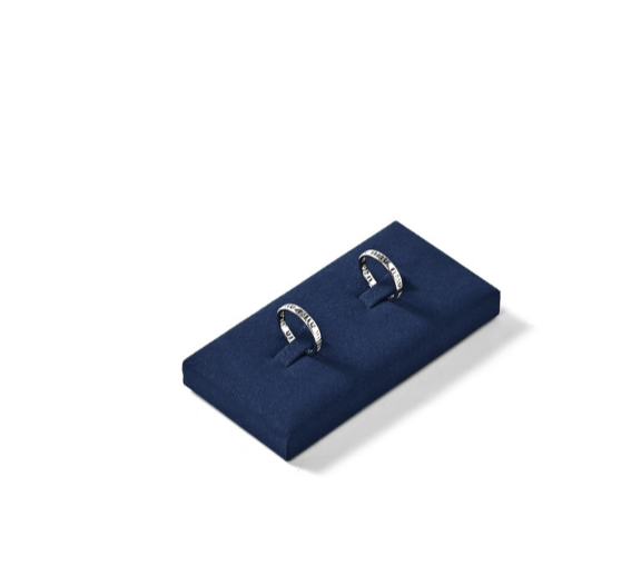 OIRLV factory Blue Microfiber Jewelry display set series: TT420