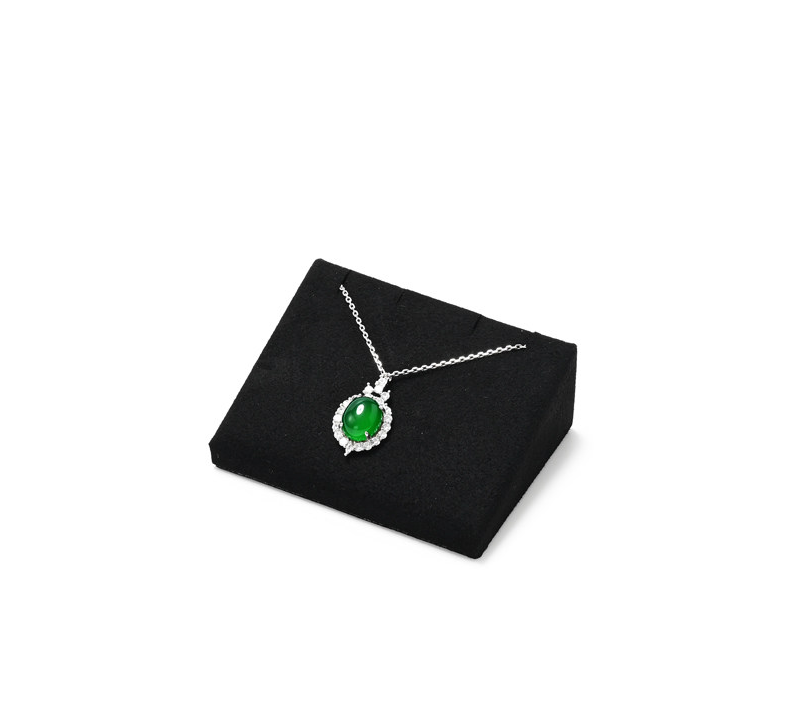 OIRLV New arrival black Microfiber luxury jewellery display ：TT422