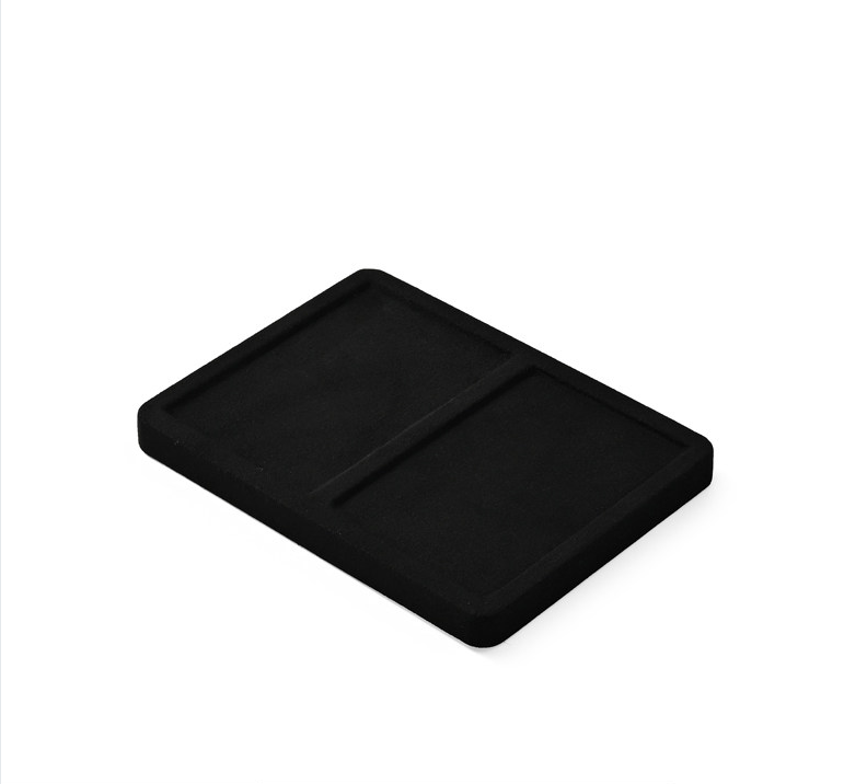 OIRLV New arrival black Microfiber luxury jewellery display ：TT422