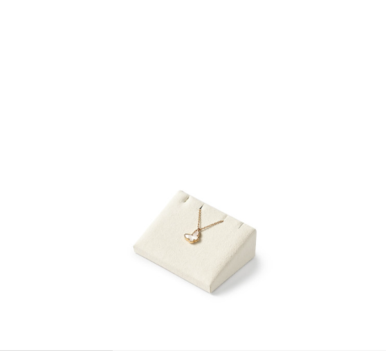 OIRLV wholesale Beige Microfiber jewelry presentation : TT423
