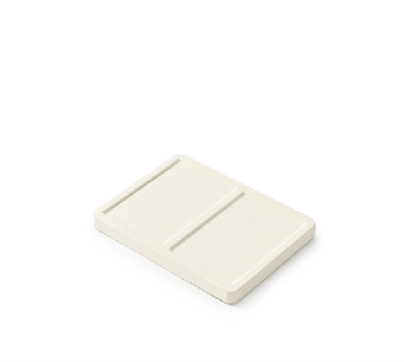 OIRLV wholesale Beige Microfiber jewelry presentation : TT423