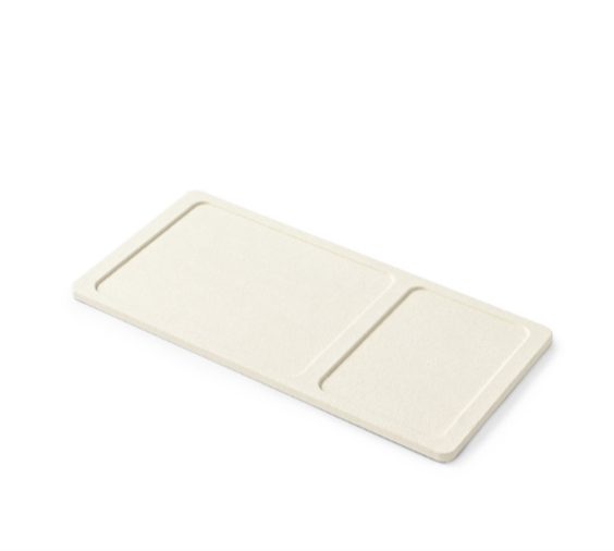 OIRLV wholesale Beige Microfiber jewelry presentation : TT423