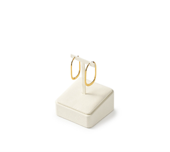 OIRLV wholesale Beige Microfiber jewelry presentation : TT423