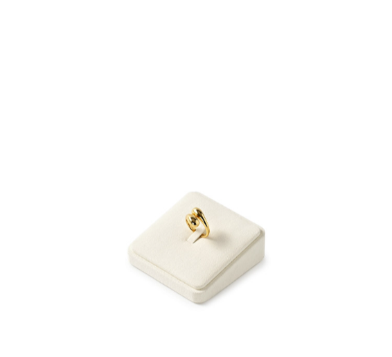 OIRLV wholesale Beige Microfiber jewelry presentation : TT423