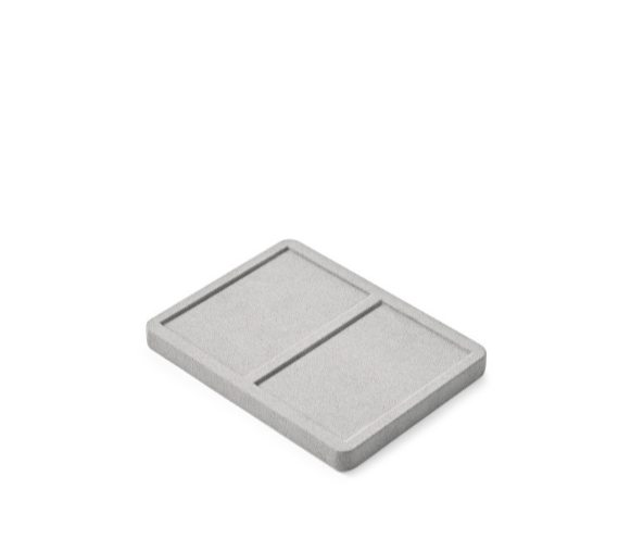 OIRLV hot sale Gray Microfiber display for jewelry : TT424