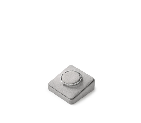 OIRLV hot sale Gray Microfiber display for jewelry : TT424