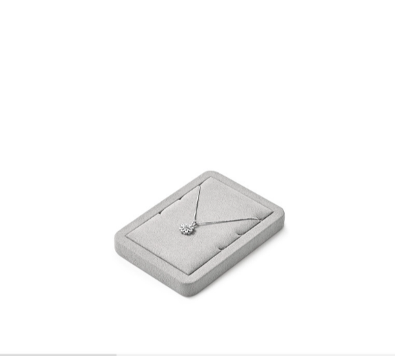 OIRLV hot sale Gray Microfiber display for jewelry : TT424