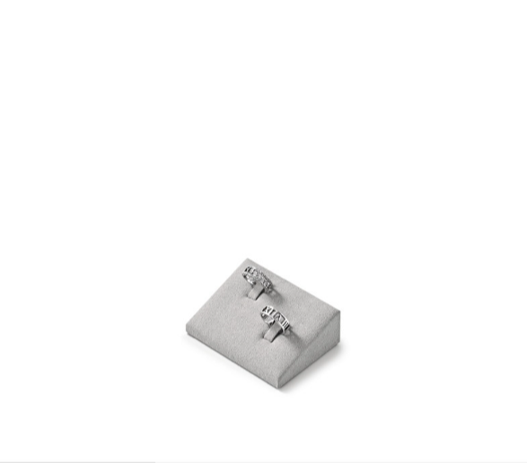 OIRLV hot sale Gray Microfiber display for jewelry : TT424