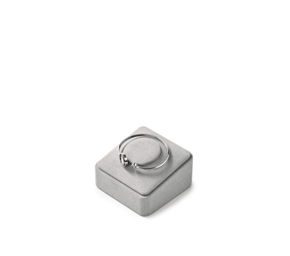 OIRLV hot sale Gray Microfiber display for jewelry : TT424