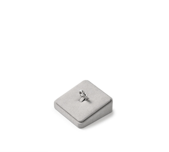 OIRLV hot sale Gray Microfiber display for jewelry : TT424