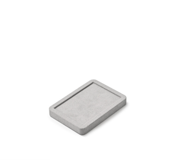 OIRLV hot sale Gray Microfiber display for jewelry : TT424