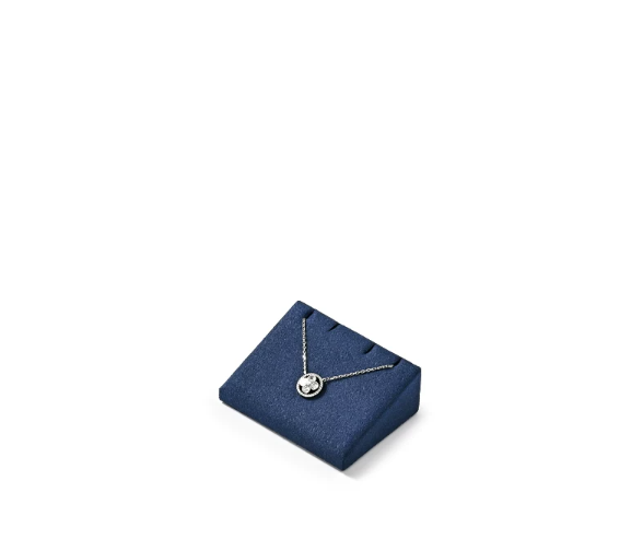 OIRLV high quality Blue Microfiber luxurious jewelry display: TT425
