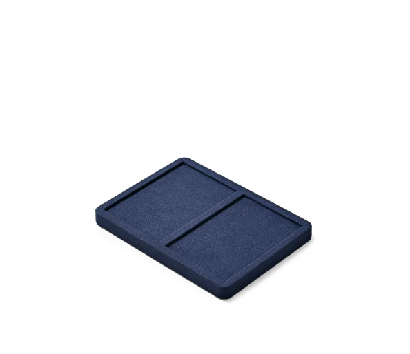 OIRLV high quality Blue Microfiber luxurious jewelry display: TT425