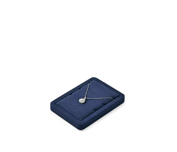 OIRLV high quality Blue Microfiber luxurious jewelry display: TT425