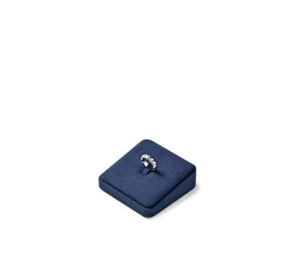 OIRLV high quality Blue Microfiber luxurious jewelry display: TT425