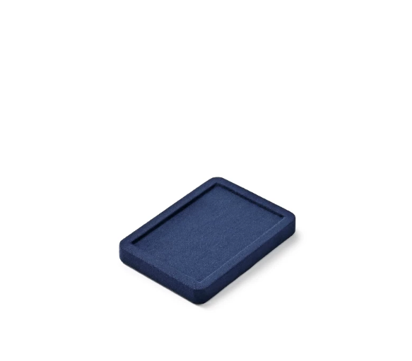 OIRLV high quality Blue Microfiber luxurious jewelry display: TT425