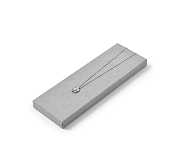 OIRLV high end Grey Microfiber earring display:TT433