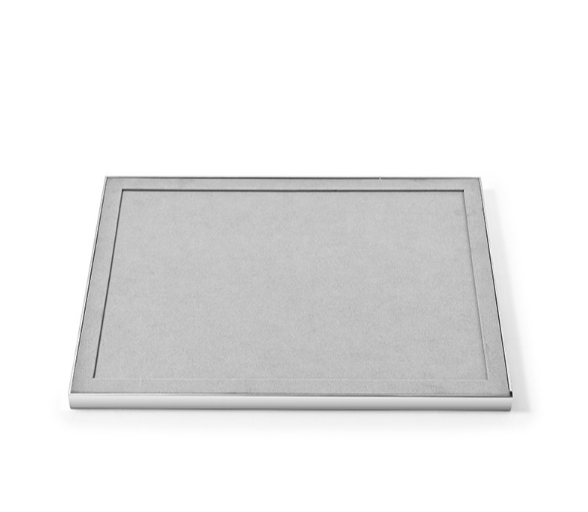 OIRLV high end Grey Microfiber earring display:TT433