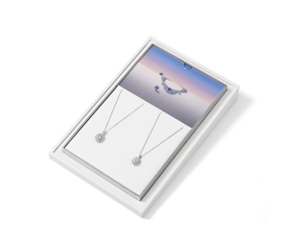 OIRLV Wholesale Leather White Jewelry Display:TT435