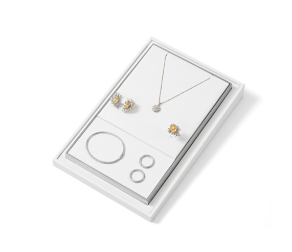 OIRLV Wholesale Leather White Jewelry Display:TT435
