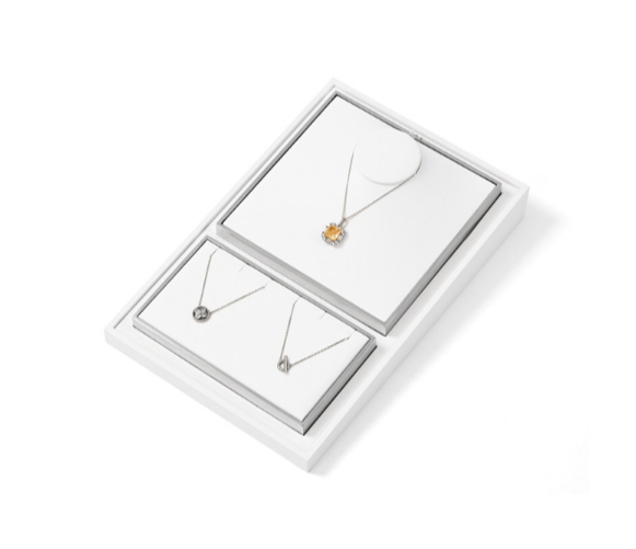 OIRLV Wholesale Leather White Jewelry Display:TT435