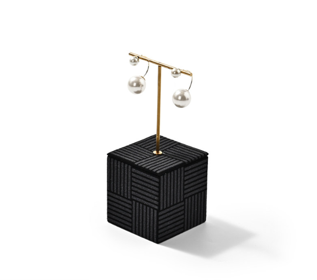 OIRLV New arrival Black Microfiber Jewelry display set series: TT446