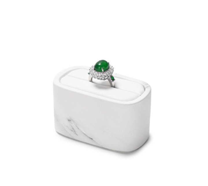 OIRLV hot sale white leather luxury jewelry display set :TT457