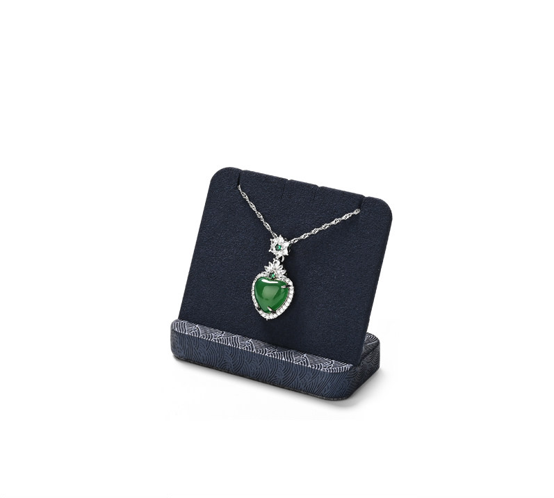 OIRLV fashion Blue Microfiber leather Pendant display: TT459