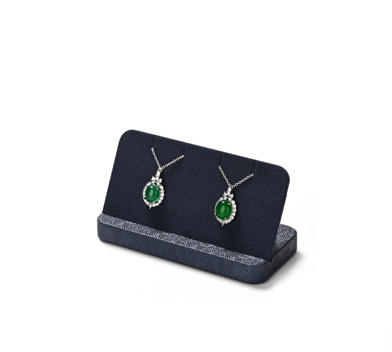 OIRLV fashion Blue Microfiber leather Pendant display: TT459