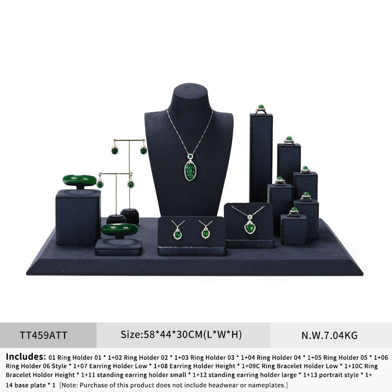 OIRLV fashion Blue Microfiber leather Pendant display: TT459