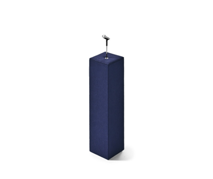 OIRLV Luxury Blue metal Microfiber Jewelry display set : TT465