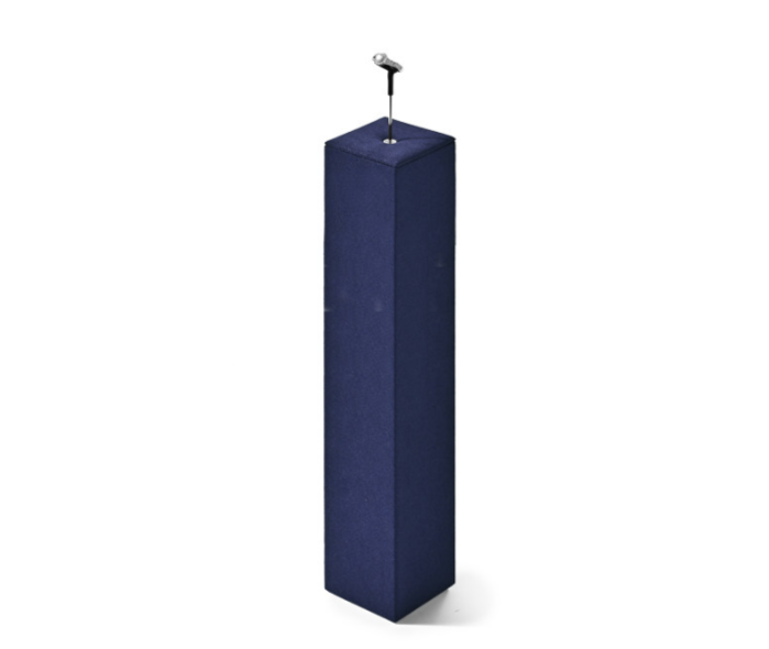 OIRLV Luxury Blue metal Microfiber Jewelry display set : TT465