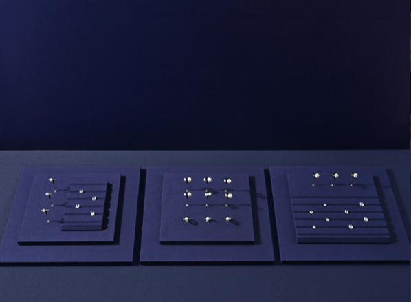 OIRLV Premium-style jewelry display stands—high-end props for rings and necklaces.