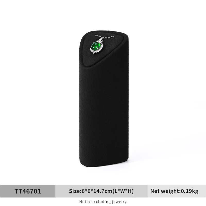 Microfiber necklace ring watch earring display props jewelry display set TT467