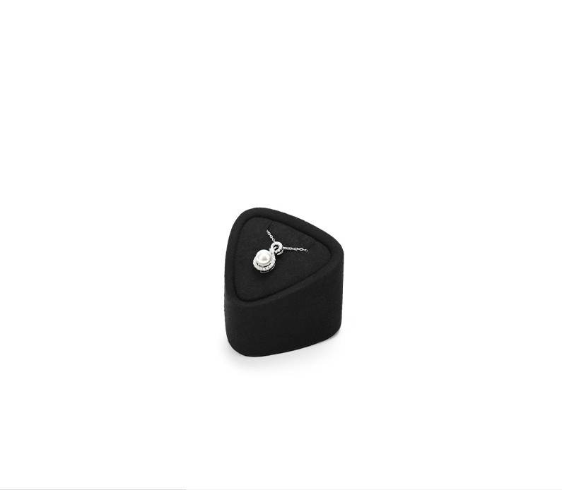 OIRLV Fashion Black Microfiber Jewelry display set :TT467