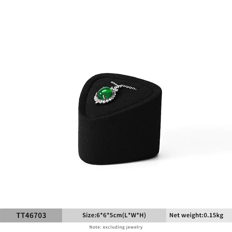 Microfiber necklace ring watch earring display props jewelry display set TT467