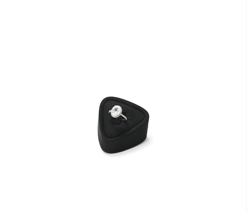 OIRLV Fashion Black Microfiber Jewelry display set :TT467