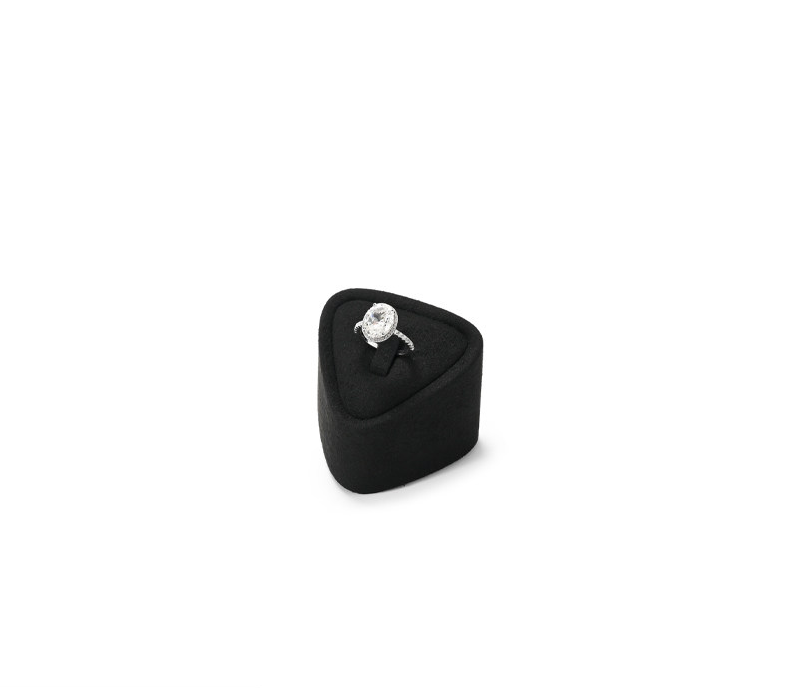 OIRLV Fashion Black Microfiber Jewelry display set :TT467