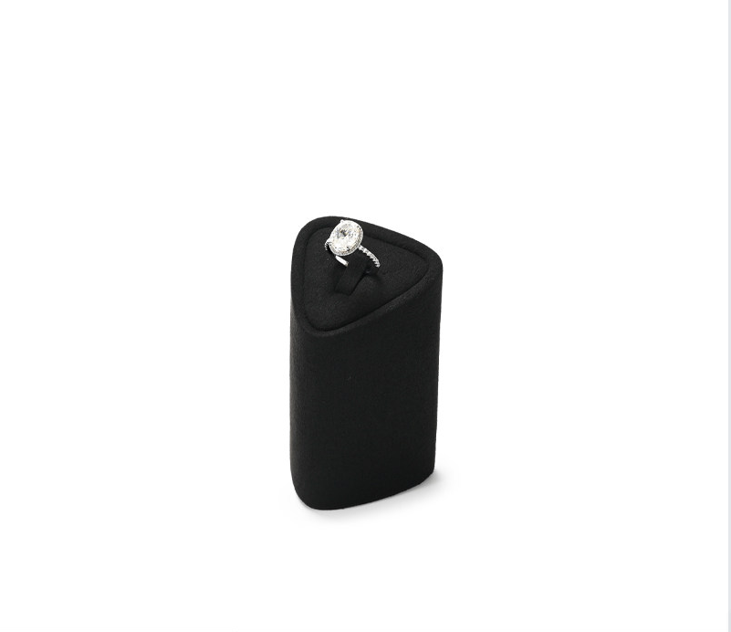 OIRLV Fashion Black Microfiber Jewelry display set :TT467