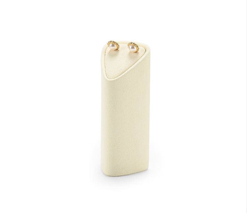 OIRLV Fashion BEIGE Microfiber Jewelry display set :TT468