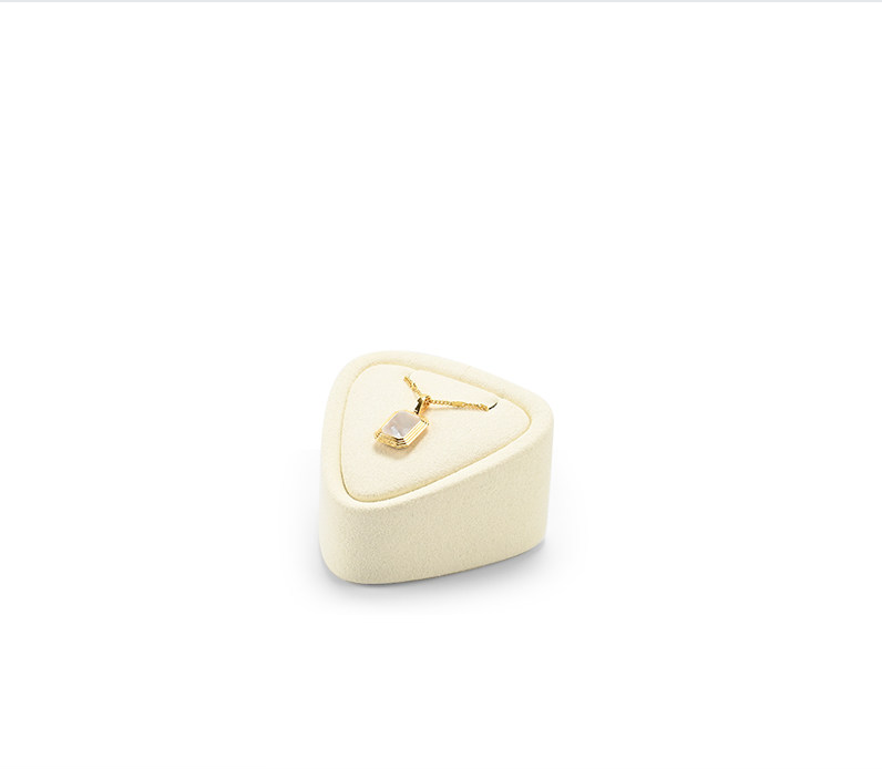 OIRLV Fashion BEIGE Microfiber Jewelry display set :TT468